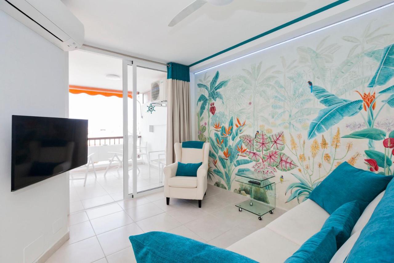 Апартаменты First Line Sea, Luxury Penthouse, Sea And Sunset View Vivenda Vacational Guayero 618 Лос Кристианос Экстерьер фото