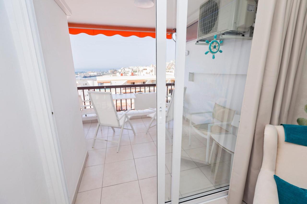 Апартаменты First Line Sea, Luxury Penthouse, Sea And Sunset View Vivenda Vacational Guayero 618 Лос Кристианос Экстерьер фото