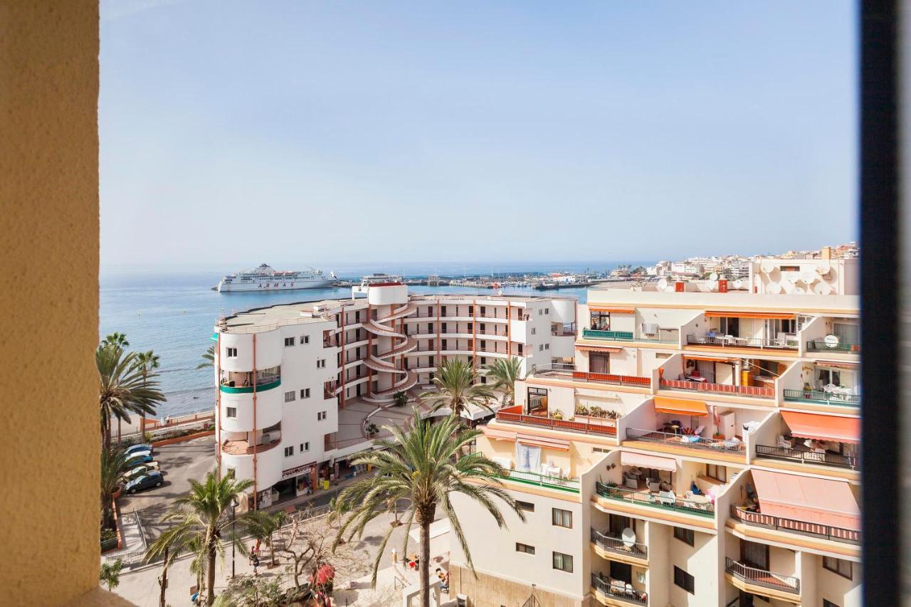 Апартаменты First Line Sea, Luxury Penthouse, Sea And Sunset View Vivenda Vacational Guayero 618 Лос Кристианос Экстерьер фото