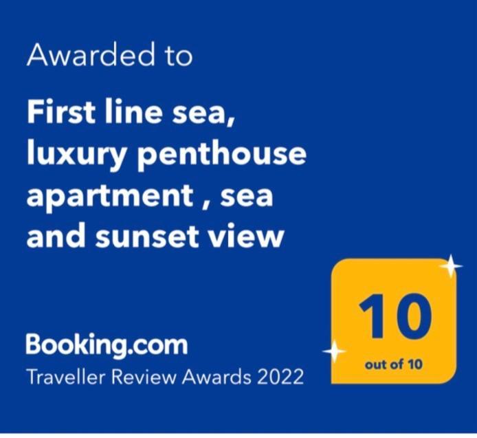 Апартаменты First Line Sea, Luxury Penthouse, Sea And Sunset View Vivenda Vacational Guayero 618 Лос Кристианос Экстерьер фото